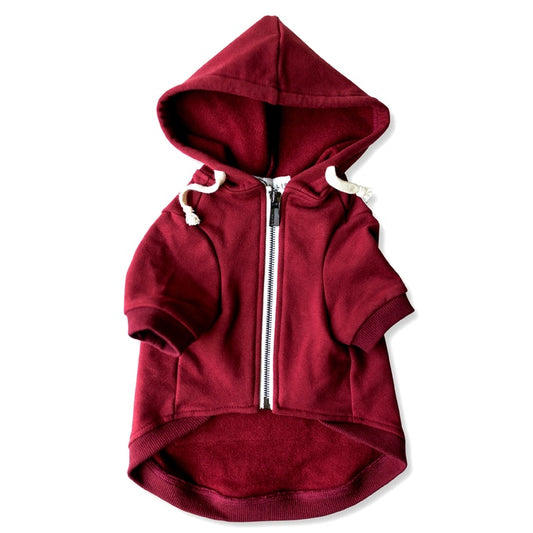 Classic Maroon Dog Hoodie