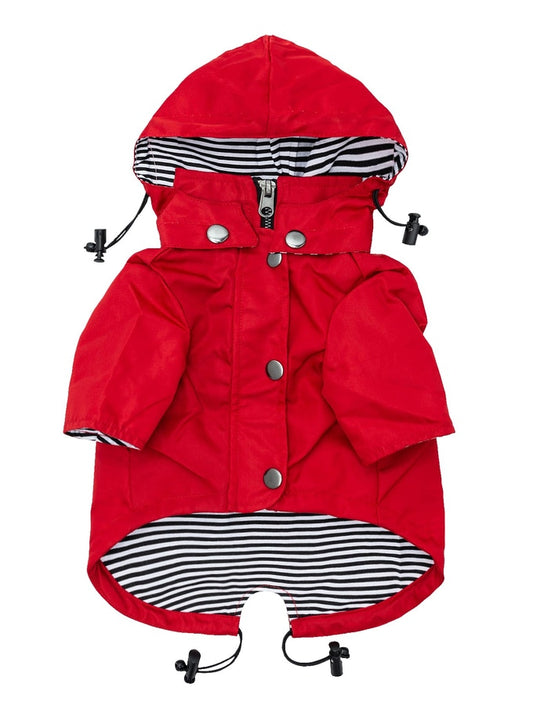 Seaport Rainwear Red Dog Jacket