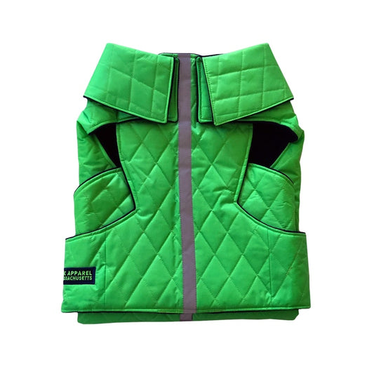 Fenway Lux Green Dog Jacket