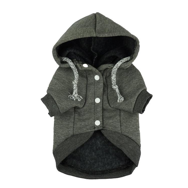 Service Dog Classic Gray Dog Hoodie