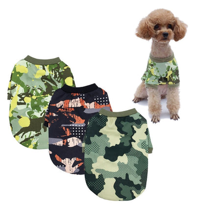 Camouflage Series Fleece Dog Sweater