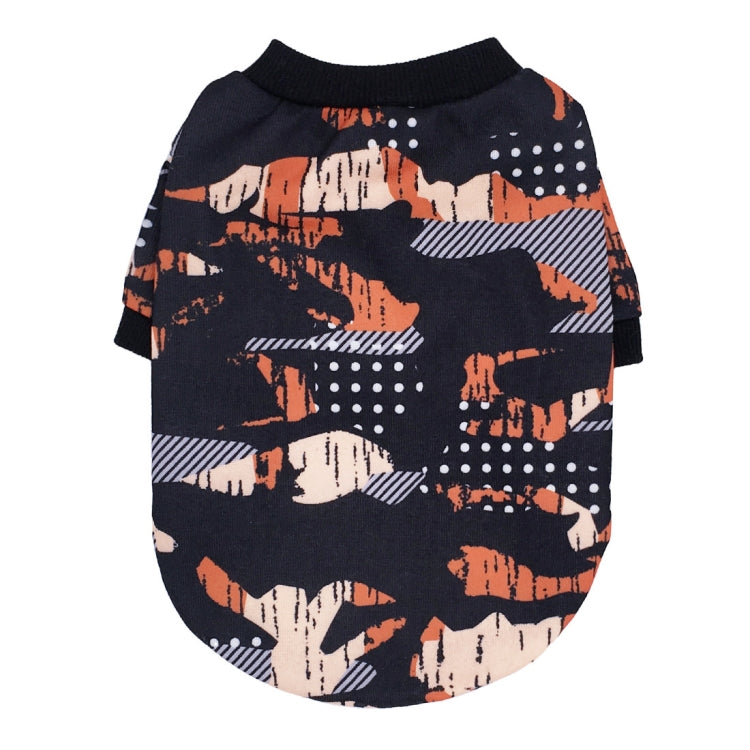 Dog Clothes Camouflage Series Fleece Sweater Small Pet Clothing, Size: