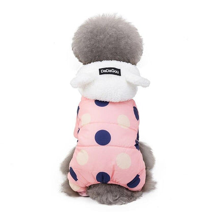 Dog Clothes Winter Pet Padded Vest Thickened Warm Jacket Costume Soft