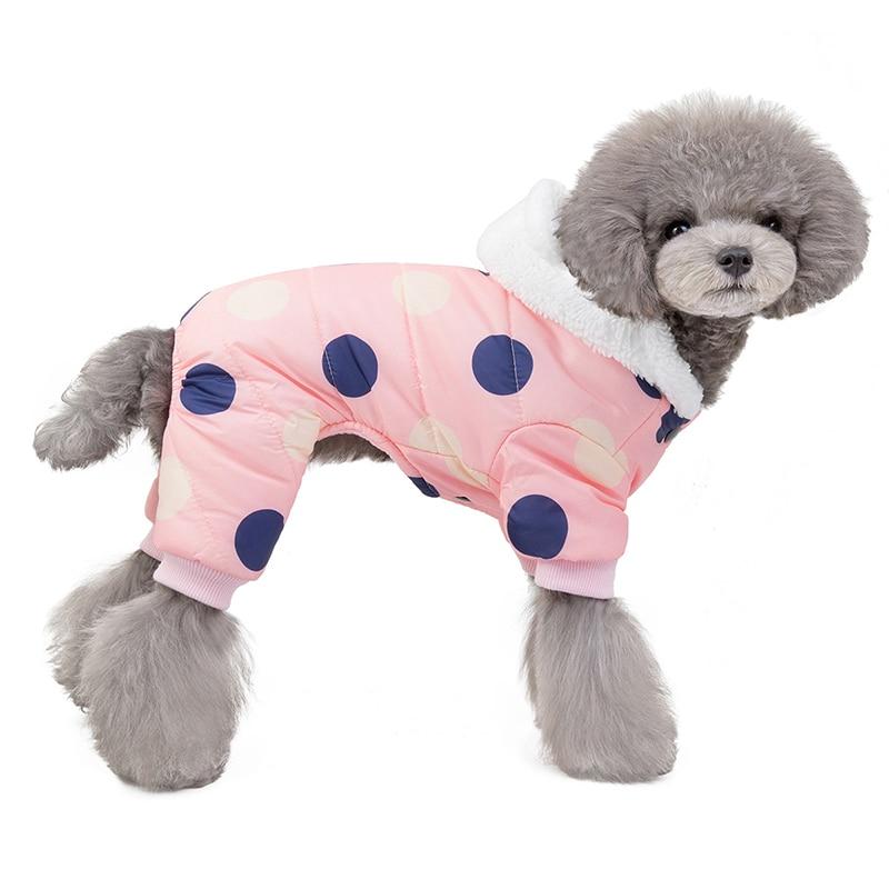 Dog Clothes Winter Pet Padded Vest Thickened Warm Jacket Costume Soft