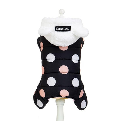 Dog Clothes Winter Pet Padded Vest Thickened Warm Jacket Costume Soft