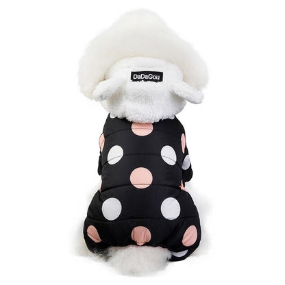 Dog Clothes Winter Pet Padded Vest Thickened Warm Jacket Costume Soft