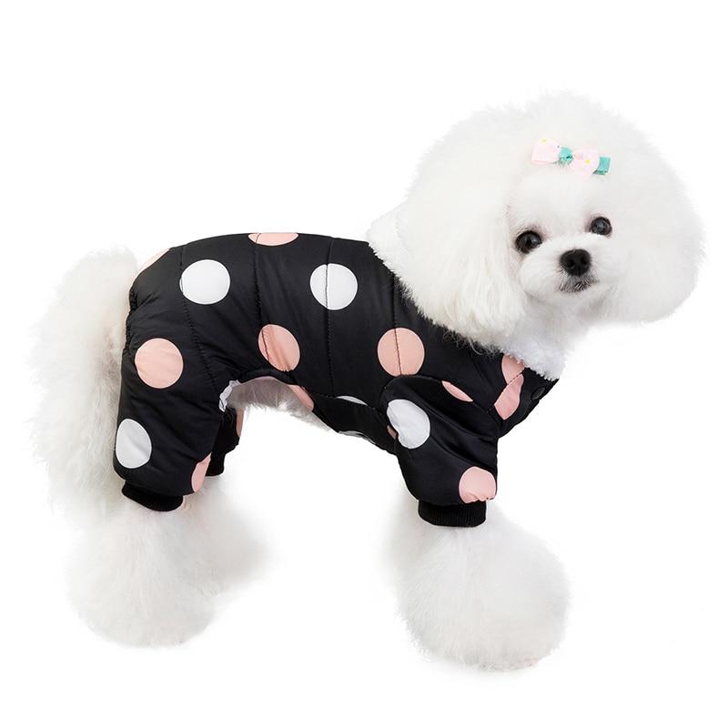 Dog Clothes Winter Pet Padded Vest Thickened Warm Jacket Costume Soft